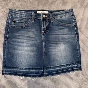 Jean skirt size 5